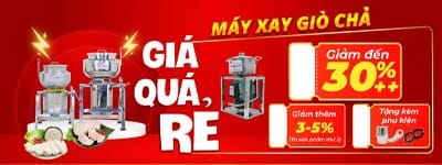 banner máy xay giò chả