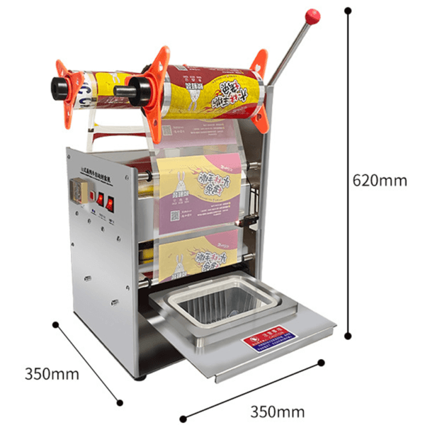 Máy dán miệng hộp bán tự động