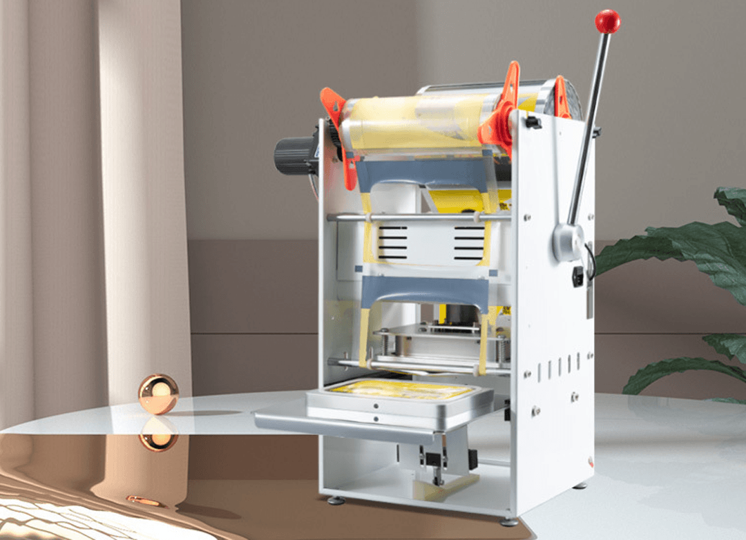 Máy dán miệng hộp bán tự động