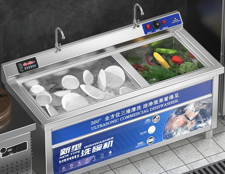 máy rửa bát sục khí
