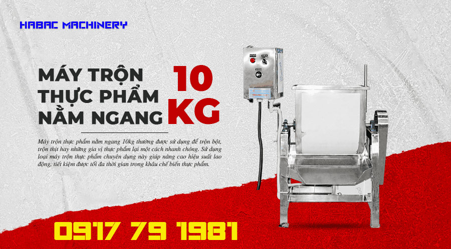 banner máy trộn thực phẩm