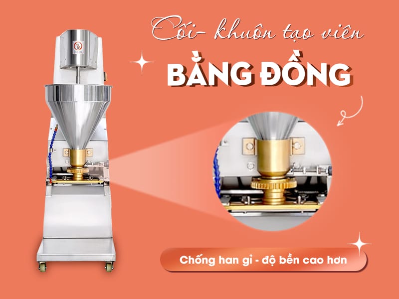 máy tạo viên thịt cá