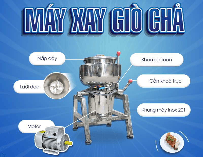 banner máy xay giò chả 10kg
