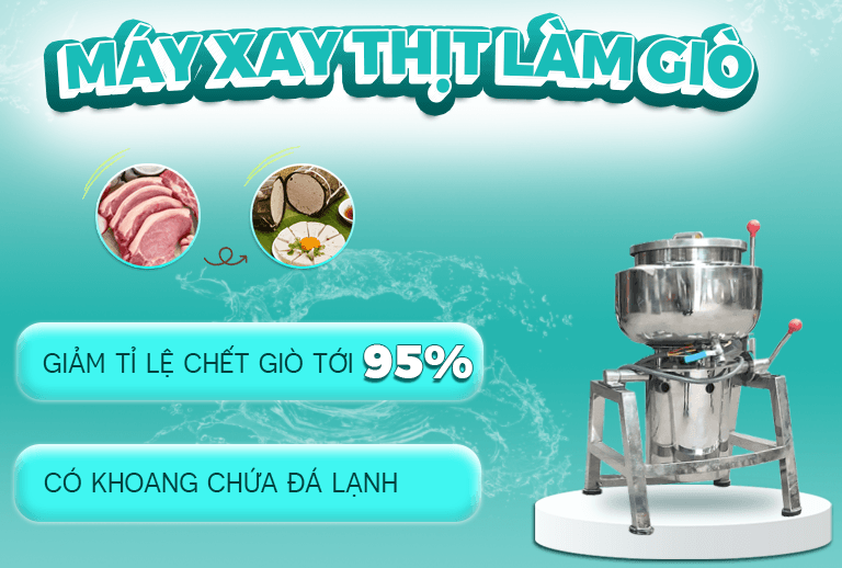 banner máy xay giò chả 20kg