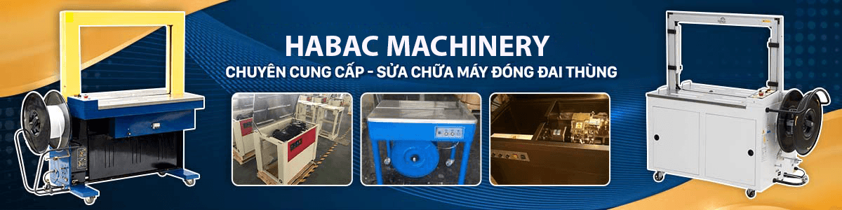 banner máy đóng đai thùng