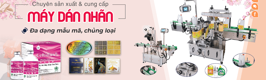 banner máy dán nhãn