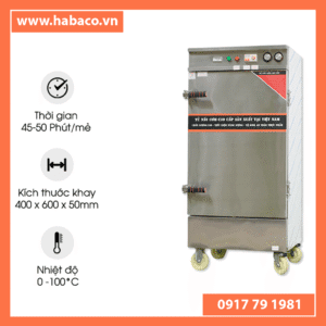 tủ hấp 12 khay