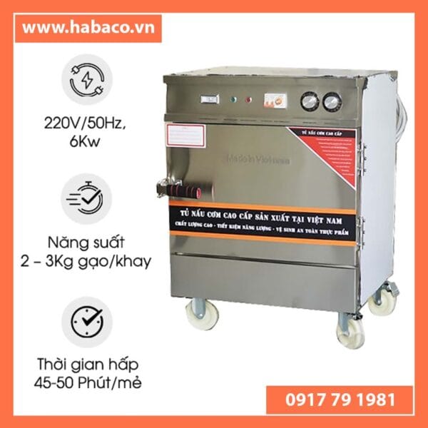 tủ nấu cơm 4 khay