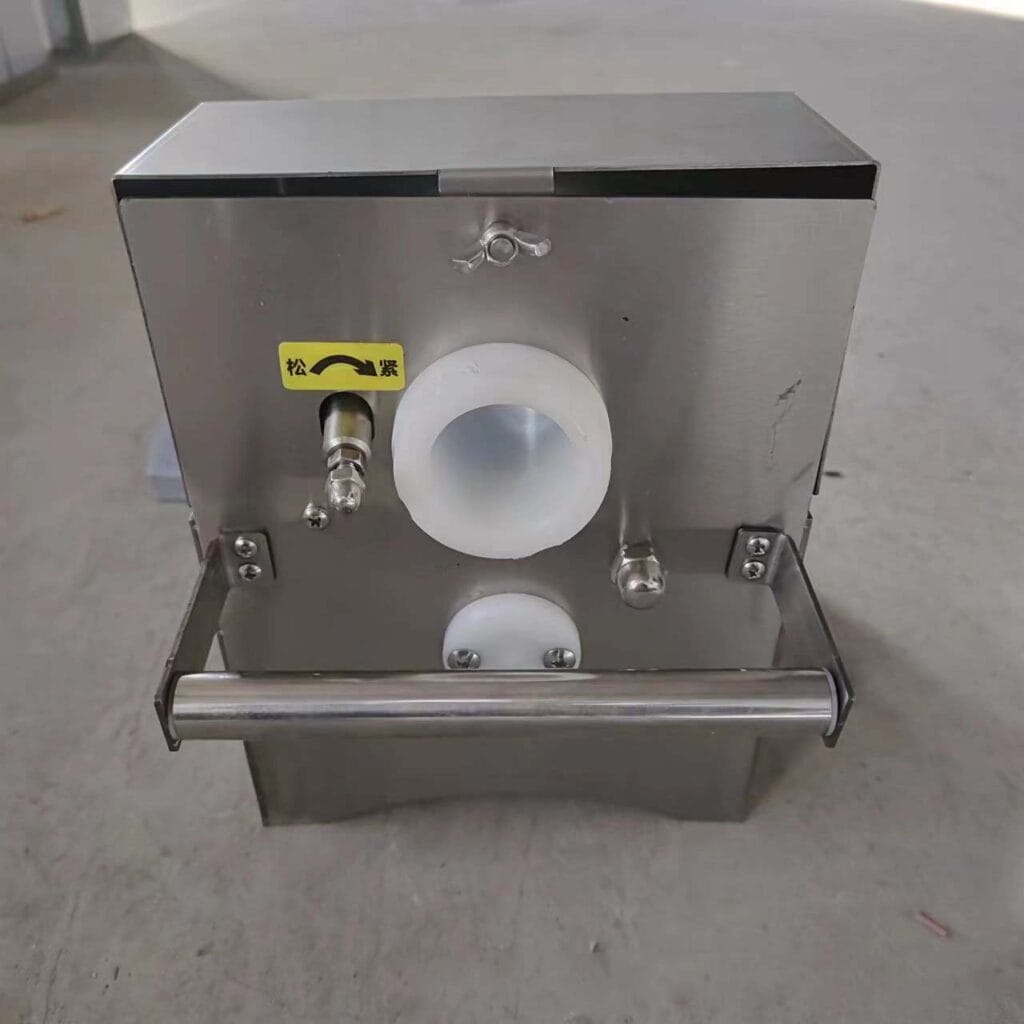 máy buộc xúc xích dùng điện