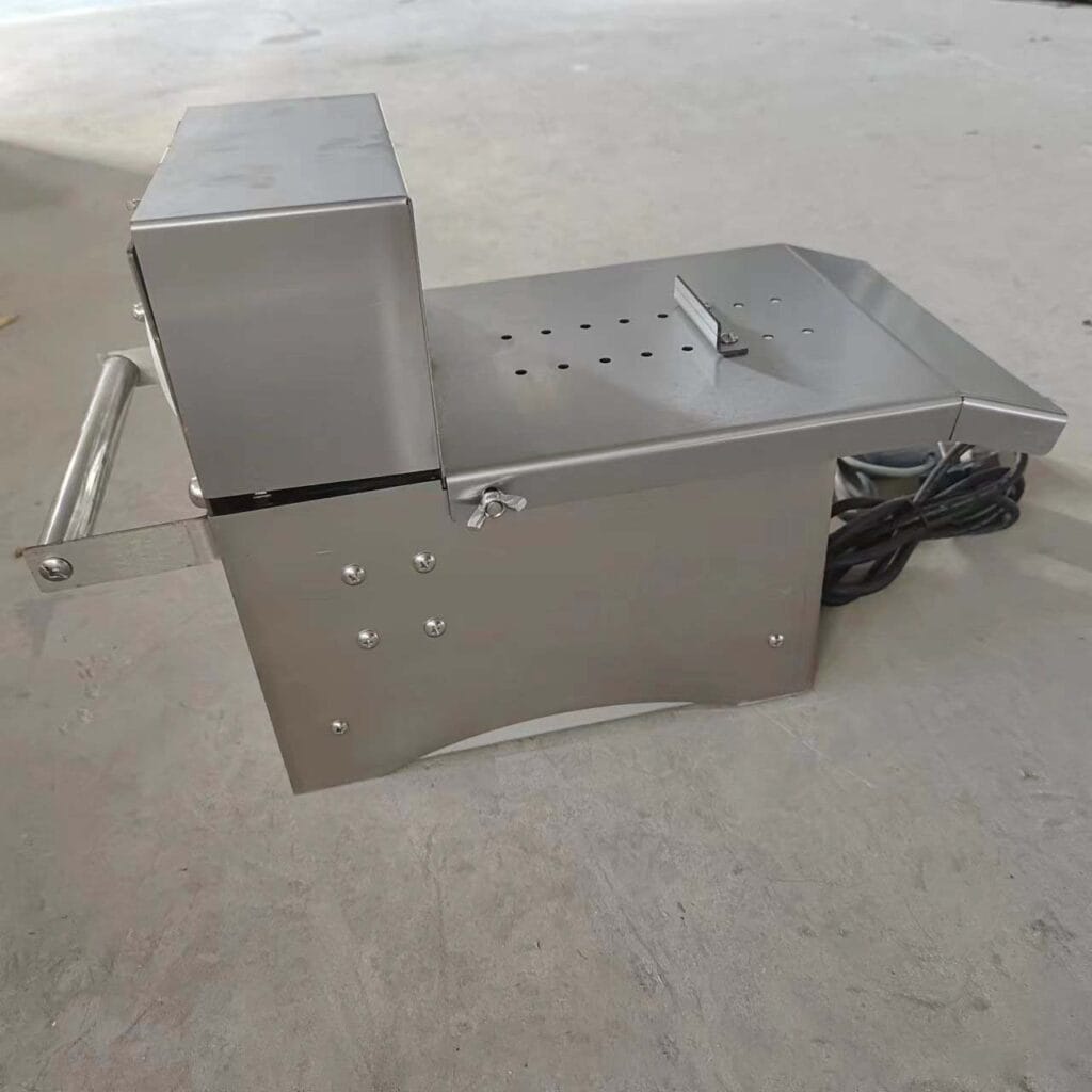 máy buộc xúc xích dùng điện