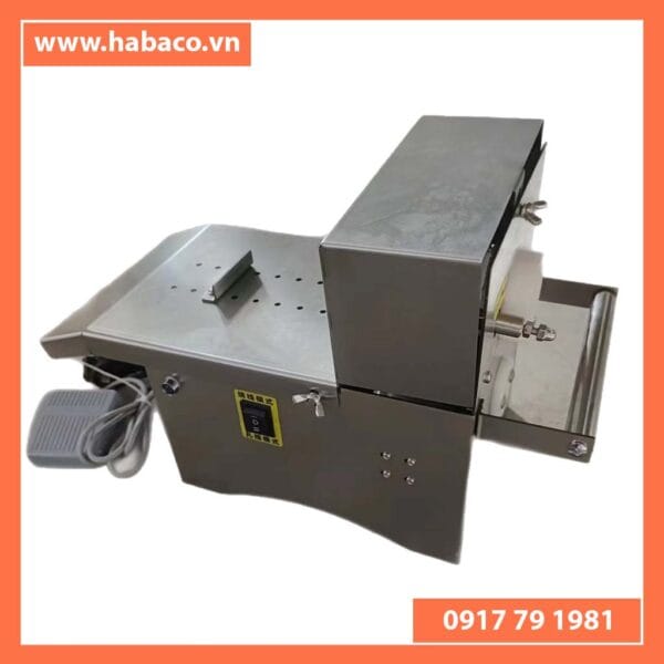 máy buộc xúc xích dùng điện