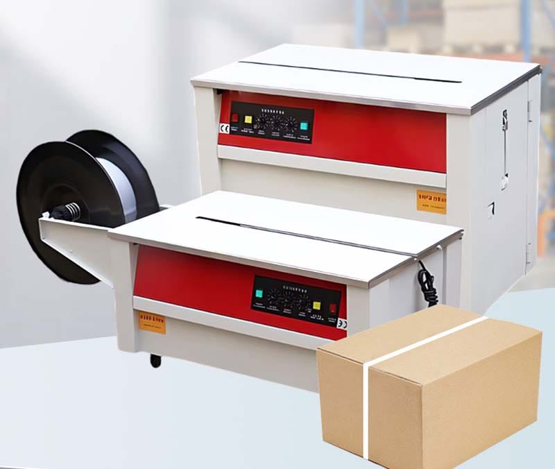banner máy đóng đai thùng carton