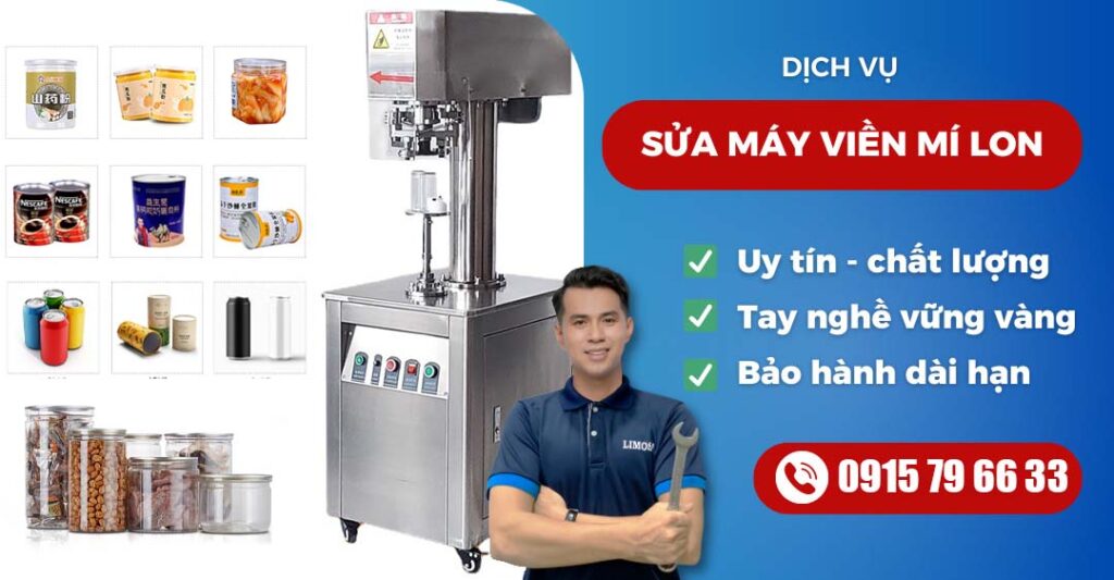 Bảo trì máy viền mí lon
