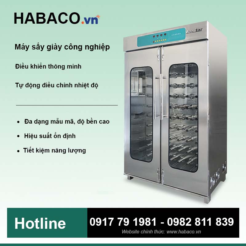 banner tủ sấy giày công nghiệp