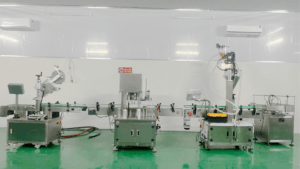dây chuyền đóng gói thức ăn cho tôm